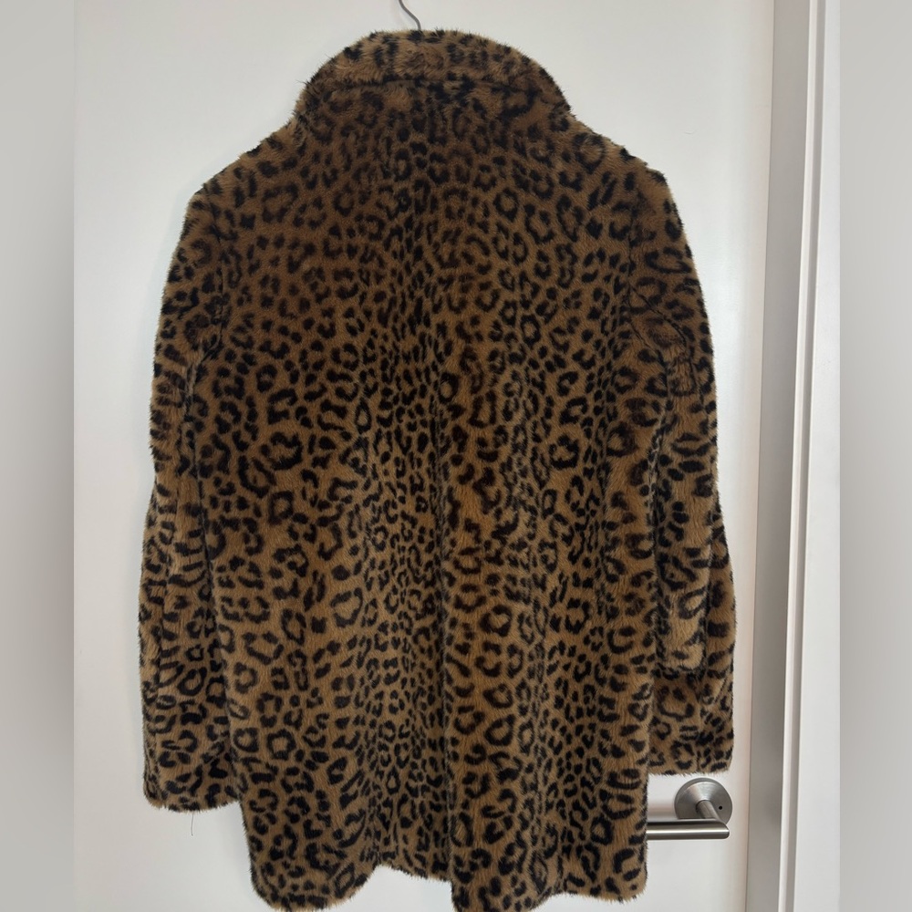 Zara TRF Teddy Cheetah Coat - Picture 3 of 5